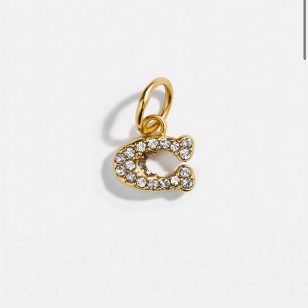 Brand New Coach Collectible Pave Signature Charm